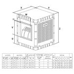 کولر آبی آبسال 3500 مدل AC 35