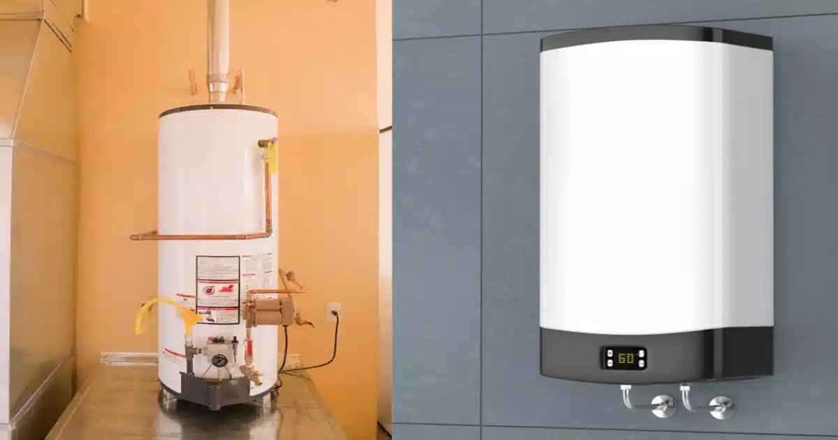 یکی از فرق آبگرمکن دیواری با ایستاده، وجود مخزن است.